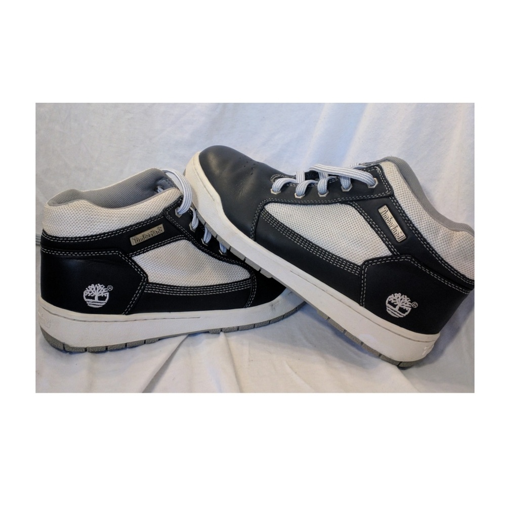 Timberland Men Boots Size 6.5 Blue Gray/white Shoe